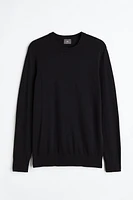 Slim Fit Fine-knit Cotton Sweater