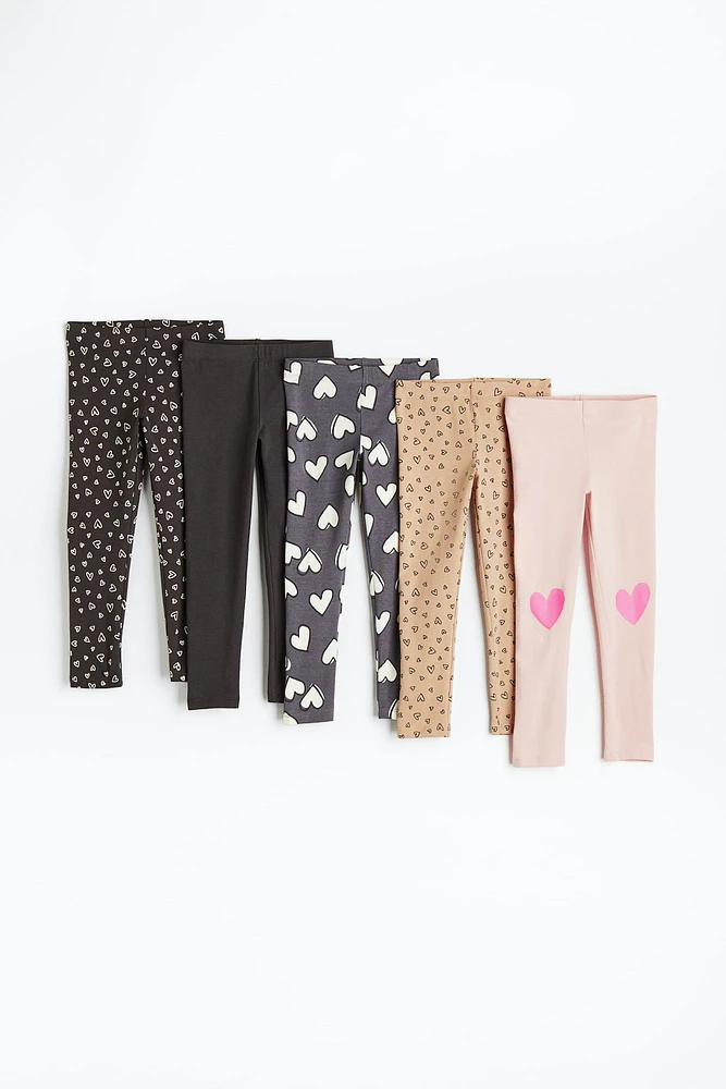 5-pack Cotton Leggings