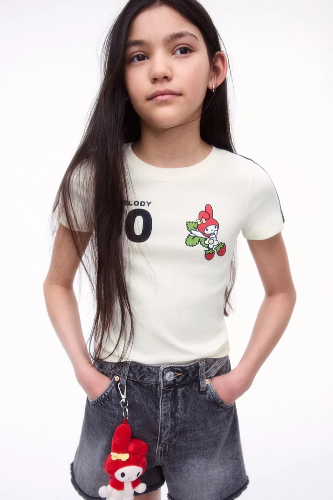 Printed Jersey Top