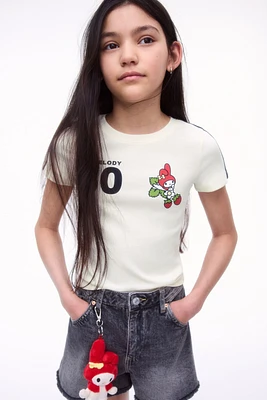 Printed Jersey Top