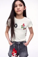 Printed Jersey Top