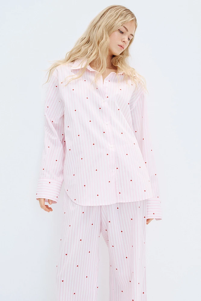 Pyjama en popeline de coton