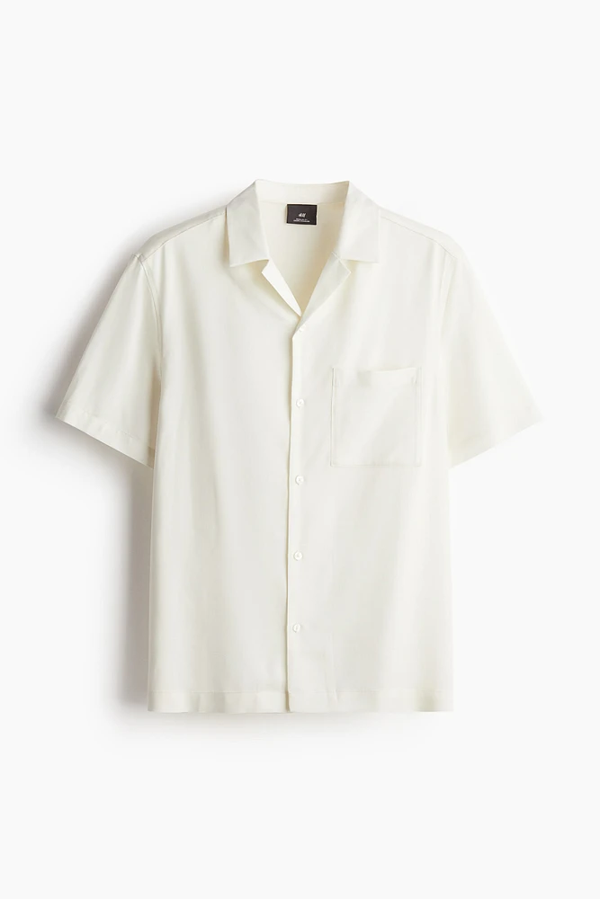 Regular Fit Lyocell Resort Shirt