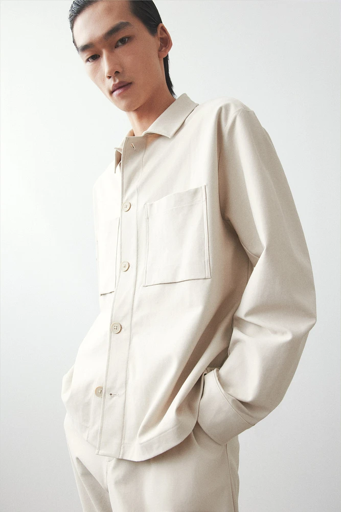 Regular Fit Twill overshirt