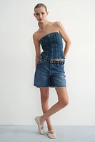 Denim Bustier