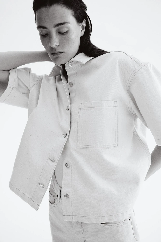 Oversized Denim Shirt