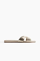 Crossover-Strap Sandals