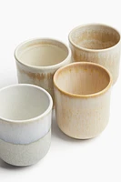 4-pack Stoneware Mugs