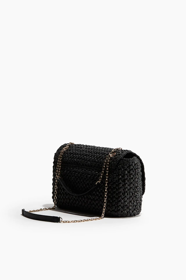 Sustainable Small Shoulder Bag H&m H&M Straw Shoulder Bag