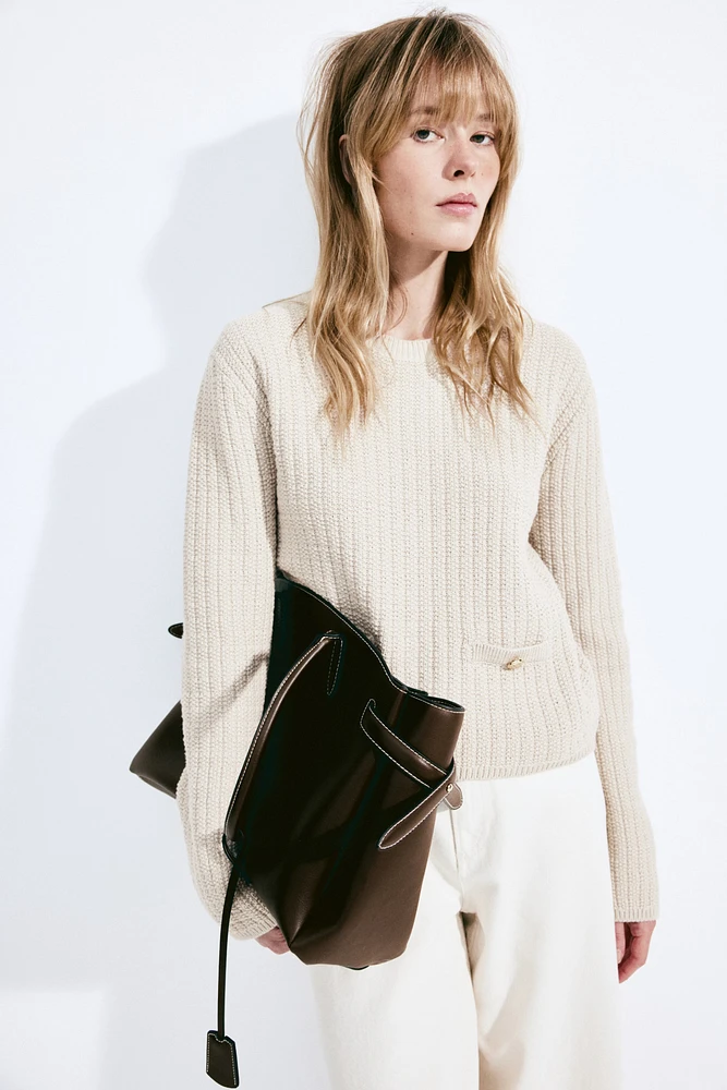 Moss-Knit Sweater