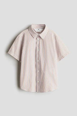 Short-sleeved Cotton Shirt