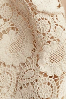 Lace-sleeved Top