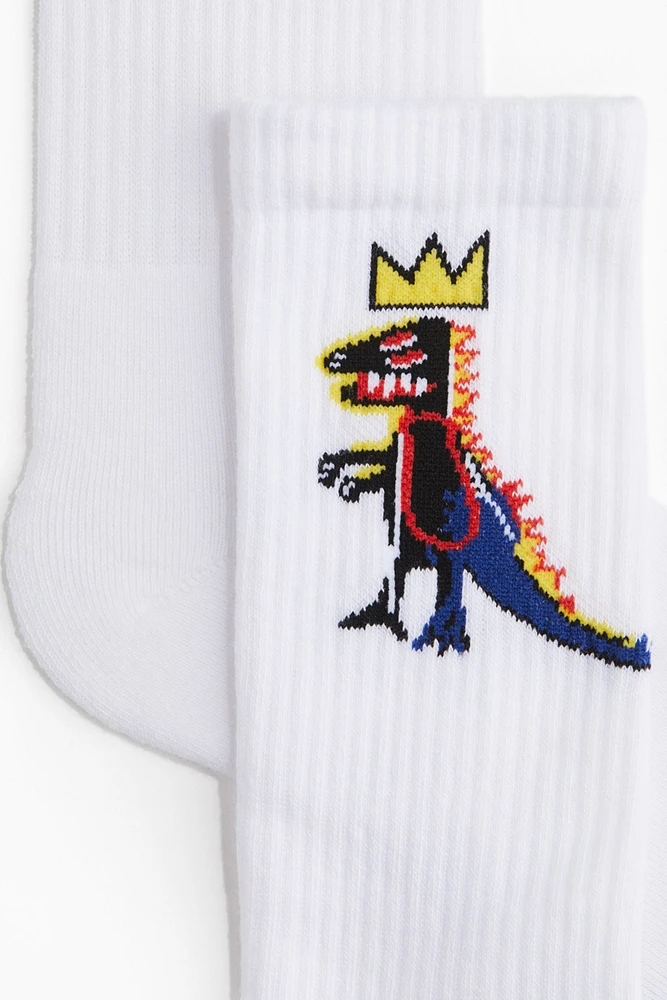 Chaussettes avec motif