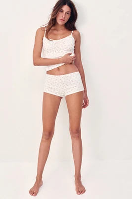 Culotte Shortie en pointelle
