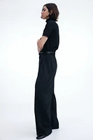 Wide-Leg Dress Pants