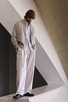 Regular-Fit Lyocell-Blend Bomber Jacket