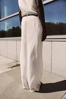 Dress Pants with Foldover Cuffs