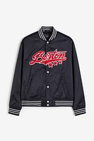 Satin Baseball Jacket