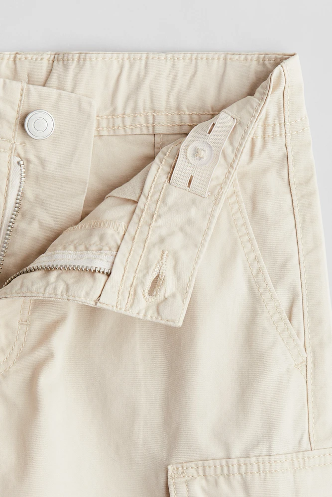 Cotton Cargo Shorts