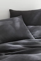 Parure de couette lit double en mousseline