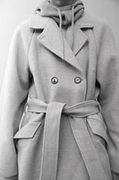 Tie Belt Coat