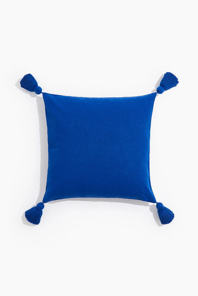 Tasseled Cushion Cover