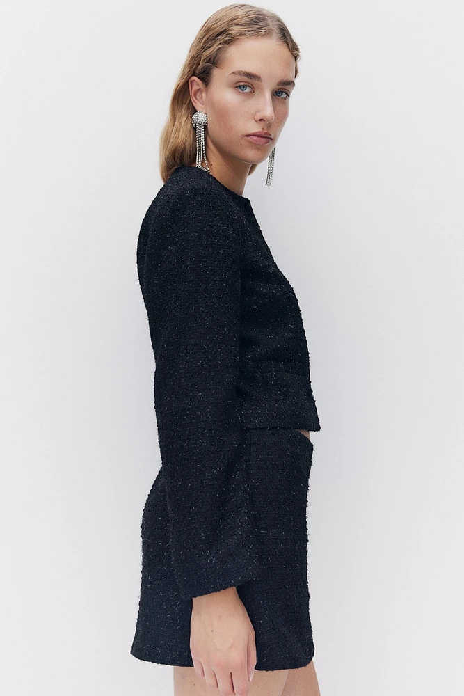 Bouclé-Weave Jacket