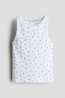Ribbed Cotton Tank Top