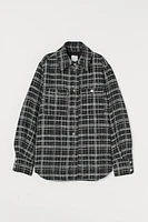 Jacquard-weave Shirt Jacket