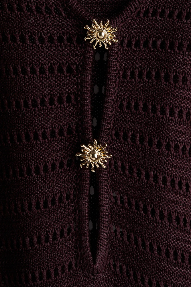Crochet-Look Dress
