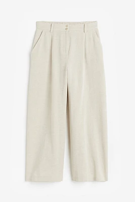 Linen-blend Pants