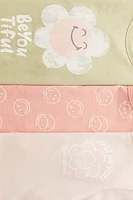 3-pack Printed Jersey Tops