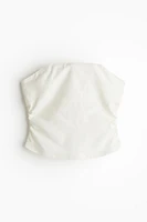 Gathered Corset-style Top