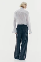 Straight-Cut Dress Pants