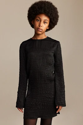 Textured-weave Dress