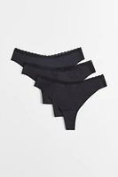 3-pack Jersey Invisible Brazilian Briefs