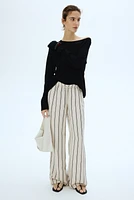 MAMA Before & After Linen-blend Pants