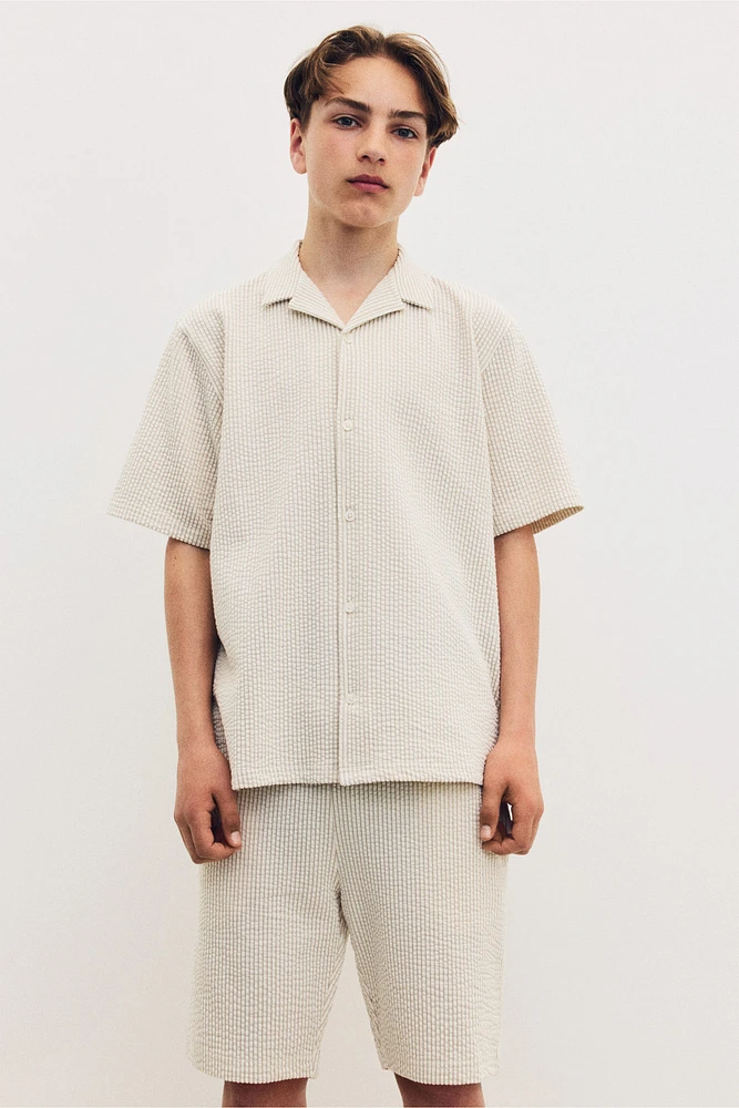 Ensemble 2 pièces avec chemise et short
