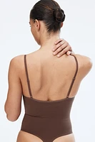 Stretchy & Sculpting Firm Shape Thong Bodysuit