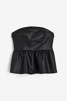 Bandeau-style Peplum Top