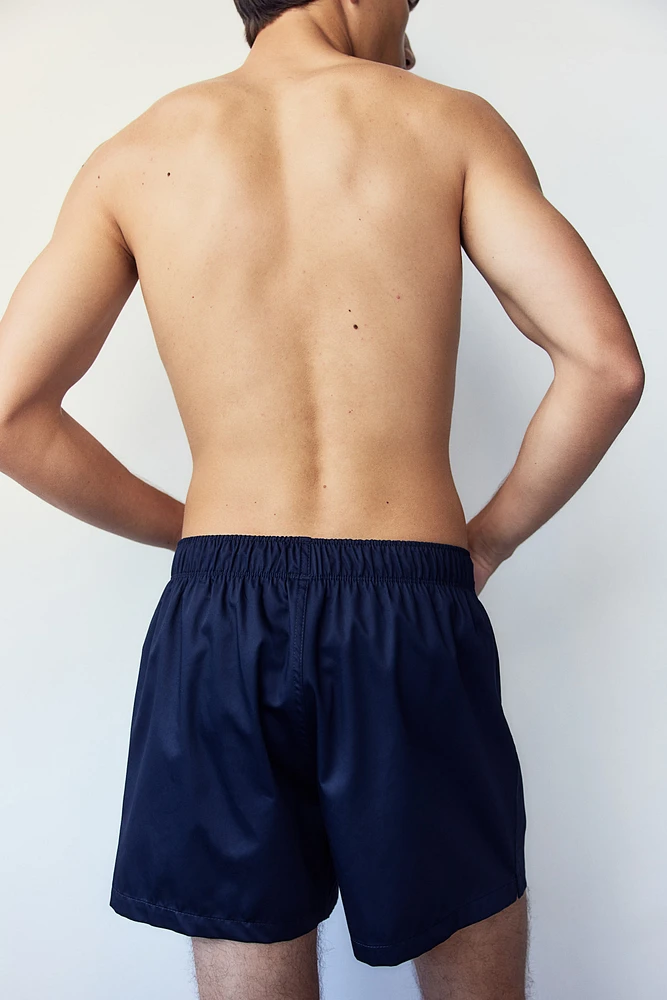 2-pack Woven Cotton Sateen Boxer Shorts