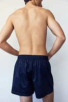 2-pack Woven Cotton Sateen Boxer Shorts