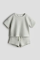 2-Piece Waffled Cotton Set