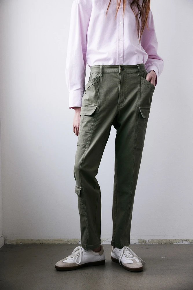 Twill Cargo Pants