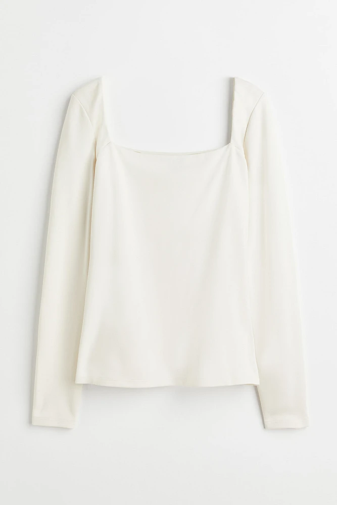 Square-neck Top