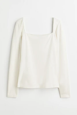 Square-neck Top