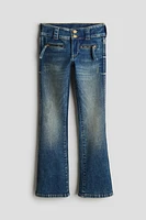 Jean Taille Basse à jambes semi-évasées