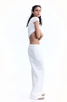 Wide-leg Joggers