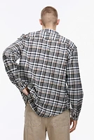 Loose Fit Flannel Shirt