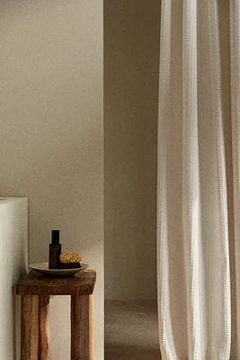Seersucker Shower Curtain